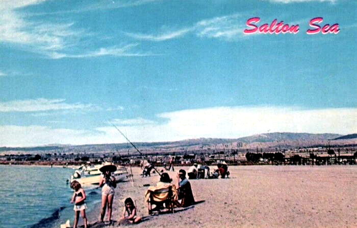 Salton Sea Area - Old Postcard (newer photo)
